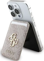 Guess GUWMSHG4BLP 4g metal logo magsafe kompatibilis kitámasztható kártyatartó, rózsaszín kép