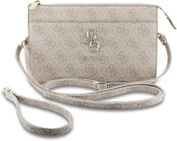 Guess GUWPO5P4GP4GLP Pu 4g metal logo táska / telefon tartó táska, rózsaszín kép