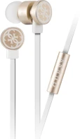 Guess NT3700740403778 Guess headset - fehér / arany, hangerőszabályzós stereo headset audio kép
