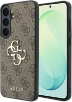 Guess S26 FE TOK, BARNA Pu 4g metal logo samsung galaxy s26 fe tok, barna kép