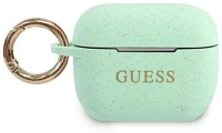 Guess SOP105067 Silicone glitter apple airpods pro tok, zöld kép