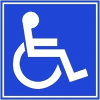 Gungl dekor 21.00055 Matrica rokkant piktogram kék 