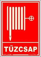 Gungl dekor 21.00116 Piktogram tűzcsap piros (fluor.) kép