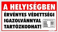 Gungl dekor 21.00971 Piktogram A helyiségben érvényes védettségi igazolvánnyal tartózkodhat kép