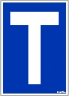 Gungl dekor 221 / 80 Matrica t betű kék 