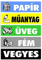 Gungl dekor VL21_00342 Matrica szelektív kuka vágható 