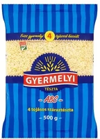 Gyermelyi 14.00675 Száraztészta abc  4 tojásos 500g kép