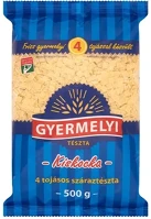 Gyermelyi 14.00677 Száraztészta kiskocka  4 tojásos 500g kép