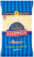 Gyermelyi 14.00678 Száraztészta rizsszem  4 tojásos 500g kép