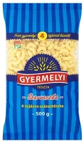 Gyermelyi 14.00684 Száraztészta szarvacska  4 tojásos 500g kép