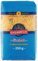 Gyermelyi 14.00693 Száraztészta cérnácska  8 tojásos 250g kép