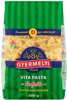 Gyermelyi 14.00702 Száraztészta masni  vita pasta durum 500g kép