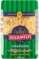 Gyermelyi 14.00704 Száraztészta szarvacska  vita pasta durum 500g kép