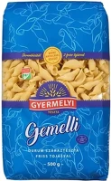 Gyermelyi 14.02449 Száraztészta gemelli  2 tojásos durum 500g kép
