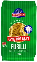 Gyermelyi 14.02601 Száraztészta fusilli  expressz durum 500g kép