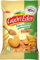 Győri édes 71401 Keksz, 150 g, teljes kiőrlésű, mézes kép