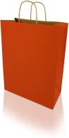 H-green 12930 Sodrottfüles papírtáska 320x420mm 150mm talp l méret 200 db/doboz, piros kép