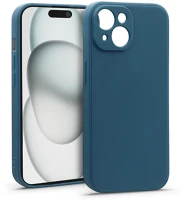 Haffner HF213120 Matt szilikon tok - apple iphone 15 - kék kép