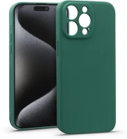 Haffner HF213144 Matt szilikon tok - apple iphone 15 pro - zöld kép