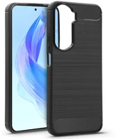 Haffner HF217494 Honor 90 lite szilikon hátlap - carbon - fekete kép