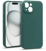 Haffner HF219559 Matt szilikon tok - apple iphone 15 - zöld kép