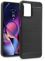 Haffner HF230325 Motorola moto g54 szilikon hátlap - carbon - fekete kép