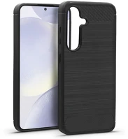 Haffner HF233043 Carbon szilikon tok - samsung sm-s926 galaxy s24+ - fekete kép