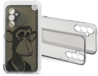 Haffner HF239007 Samsung sm-a546 galaxy a54 5g szilikon hátlap - gray monkey - átlátszó kép