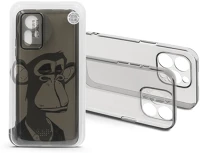 Haffner HF239137 Xiaomi redmi note 12s szilikon hátlap - gray monkey - átlátszó kép