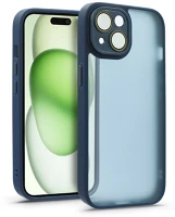 Haffner HF240089 Apple iphone 15 plus hátlap kameravédő peremmel, lencsevédő üveggel kép