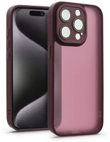 Haffner HF241437 Apple iphone 15 pro max hátlap kameravédő peremmel, lencsevédő üveggel kép