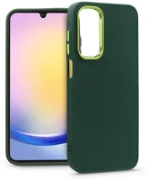 Haffner HF254956 Samsung galaxy a25 5g szilikon hátlap - frame - zöld kép