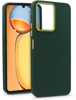 Haffner HF256646 Xiaomi redmi 13c szilikon hátlap - frame - zöld kép
