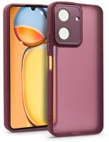 Haffner HF256776 Xiaomi redmi 13c hátlap kameravédő peremmel, lencsevédő üveggel kép