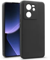 Haffner HF263293 Xiaomi 13t szilikon hátlap - matt - fekete kép