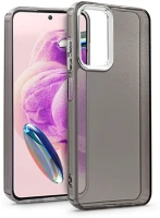 Haffner HF271342 Xiaomi redmi note 12s szilikon hátlap - pearl - fekete kép