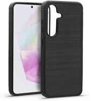 Haffner HF271748 Carbon szilikon tok - samsung sm-a356 galaxy a35 5g - fekete kép