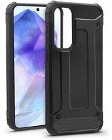 Haffner HF272219 Samsung sm-a556 galaxy a55 ütésálló hátlap - armor - fekete kép