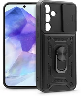 Haffner HF272318 Samsung galaxy a55 ütésálló hátlap gyűrűvel és kameravédővel kép
