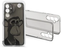 Haffner HF272523 Samsung galaxy a25 szilikon hátlap - gray monkey - átlátszó kép