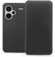 Haffner HF277702 Dual pocket flip bőrtok - xiaomi redmi note 13 pro+ - fekete kép