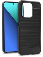 Haffner HF284007 Xiaomi redmi note 13 4g szilikon hátlap - carbon - fekete kép