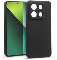 Haffner HF284137 Matt szilikon tok - xiaomi redmi note 13 pro 5g - fekete kép