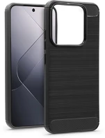 Haffner HF285431 Xiaomi 14 szilikon hátlap - carbon - fekete kép
