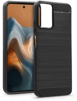 Haffner HF285486 Carbon szilikon hátlap - motorola moto g34 - fekete kép