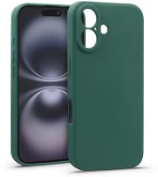 Haffner HF305023 Matt szilikon tok - apple iphone 16 - zöld kép