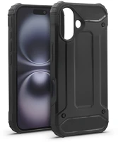Haffner HF305559 Armor ütésálló tok - apple iphone 16 - fekete kép