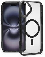 Haffner HF310577 ergofit newzone magsafe szilikon tok - apple iphone 16 plus - fekete kép