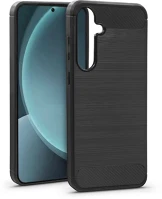 Haffner HF339967 Carbon szilikon tok - samsung sm-s937 galaxy s25 - fekete kép