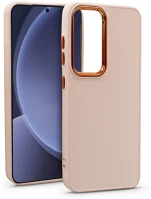 Haffner HF340413 Frame szilikon tok - samsung sm-s936 galaxy s25+ - pink kép
